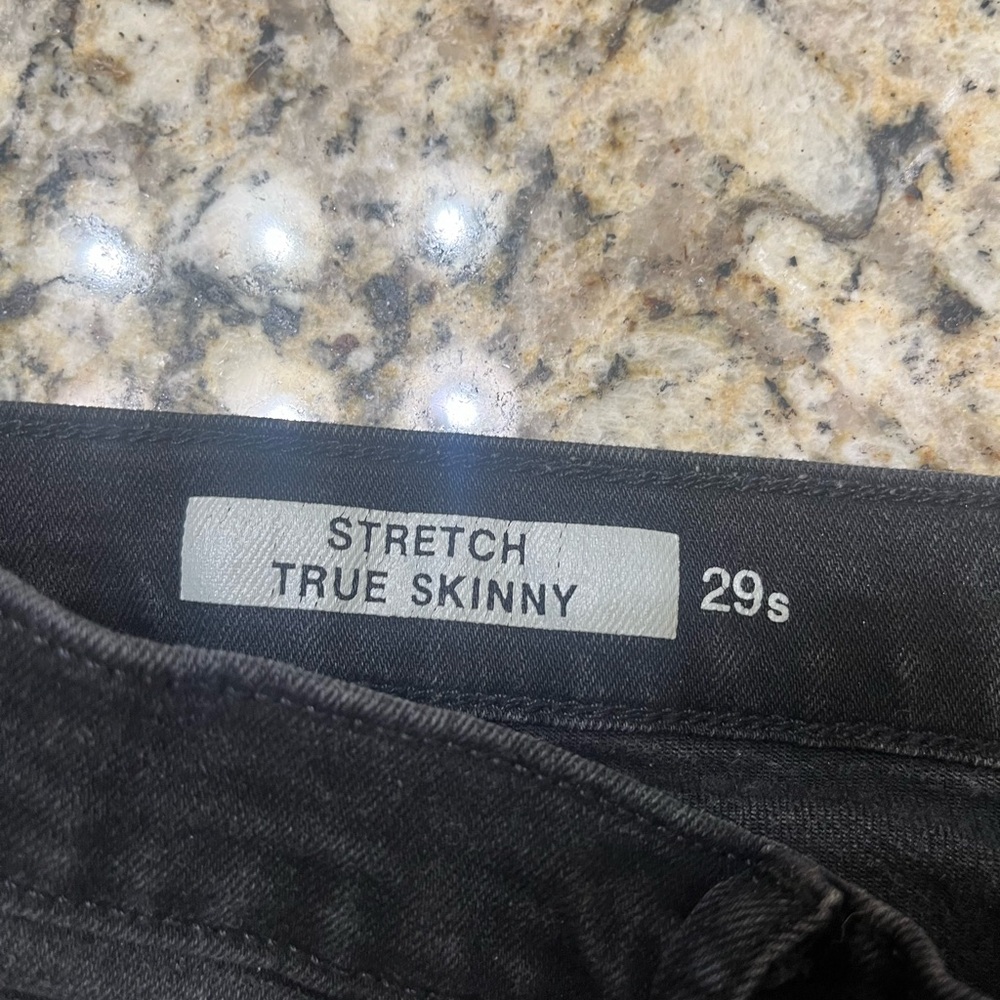 Gap 1969 Skinny Stretch Black Jeans